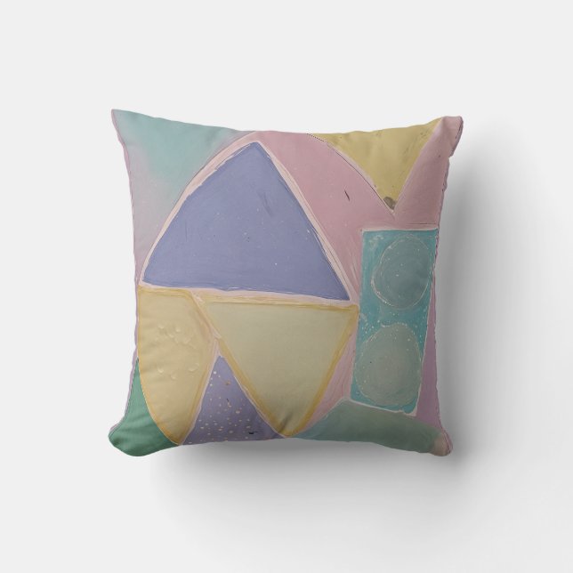 Almofada Serene Abstracts: A Pastel Dream (Frente)