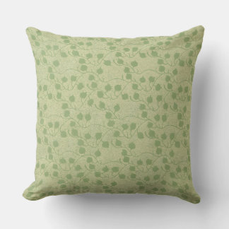 Almofada Serene Green Leaf Design