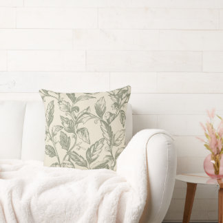 Almofada Serene Sage Green | Rustic Vine Charm Cottagecore