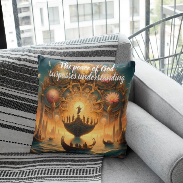 Almofada Serene Voyage: Bando na Água (Criador carregado)