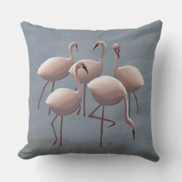 Almofada Serengeti Pink Flamingos | Decor Safari Wildlife