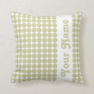 Almofada Serengeti Safari Dots com texto personalizado