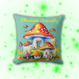 Almofada Serenity Cottagecore Mushroomcore |