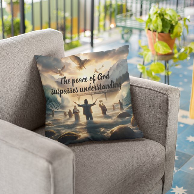 Almofada Serenity Dance of Aqua (Criador carregado)