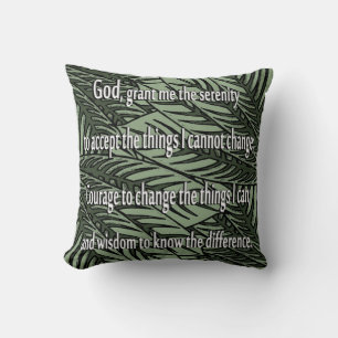 Almofada Serenity Prayer