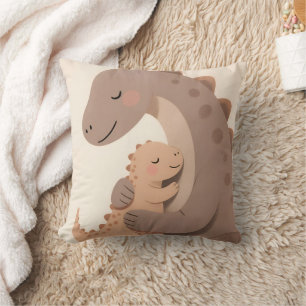 Almofada Série Dino Baby E Mama Boho Dino