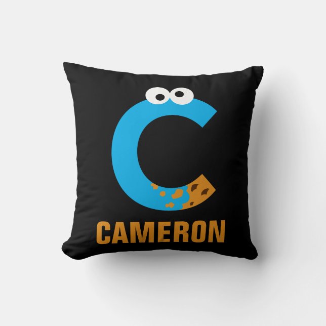 Almofada Sesame Street | C é de Cookie Monster (Frente)