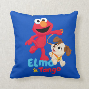 Almofada Sesame Street Elmo & Tango Correndo