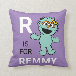 Almofada Sesame Street   R é de Rosita   Adicione seu Nome