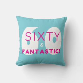 Almofada Sessenta e fantástica oferta de Festa de aniversár