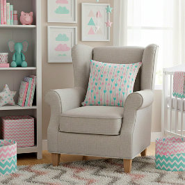 Almofada Setas cor-de-rosa