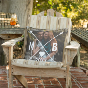 Almofada Setas de Coração Personalizadas Personalizadas c