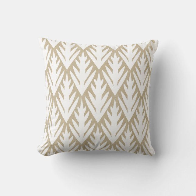 Almofada Setas Ikat, Jute (Frente)