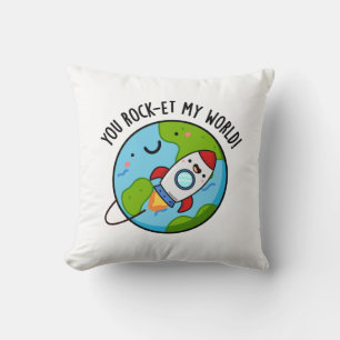 Almofada Seu Rock-et Meu Foguete Mundial
