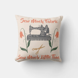 Almofada Sewing Entusiasta Busca, Pouco Tempo
