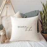 Almofada Sexo Whimsical Mama Neutra<br><div class="desc">Apresentando nossa mama imponente e neutra em relação ao gênero — perfeita para qualquer estação, seja no outono, no inverno, na primavera ou no verão! Este travesseiro tem uma vibração boho-chic com caligrafia moderna e elegante e uma design minimalista a preto-e-branco. É bonito e único, com um toque de chique...</div>