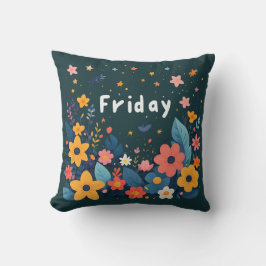 Almofada Sexta-feira, hora de florescer