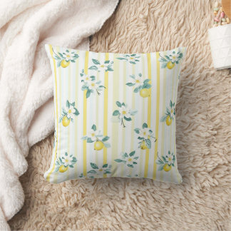Almofada Shabby Chic Lemon Floral Series Design #12