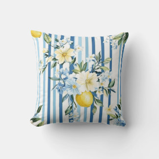 Almofada Shabby Chic Limão Série Floral Design #1