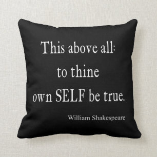 Almofada Shakespeare que as citações a Thine possuem o au