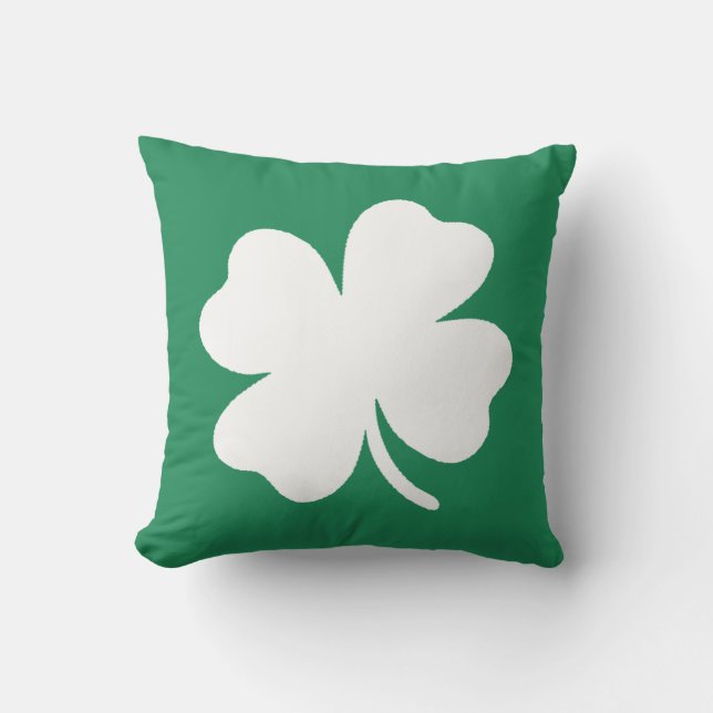Almofada Shamrock Saint Patricks Day Ireland (Frente)