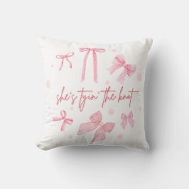 Almofada She’s Tying the Knot Bachelorette Design | Cute 