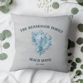 Almofada Shell Blue Conch