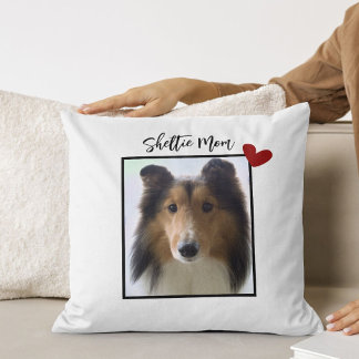 Almofada Shetland Sheepdog Photo Sheltie Mãe