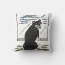 Almofada Shiba Inu, arte japonesa