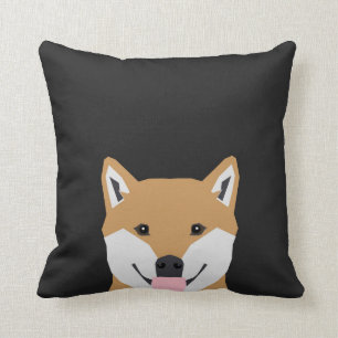 Almofada Shiba Inu - ilustração fofa para proprietários 