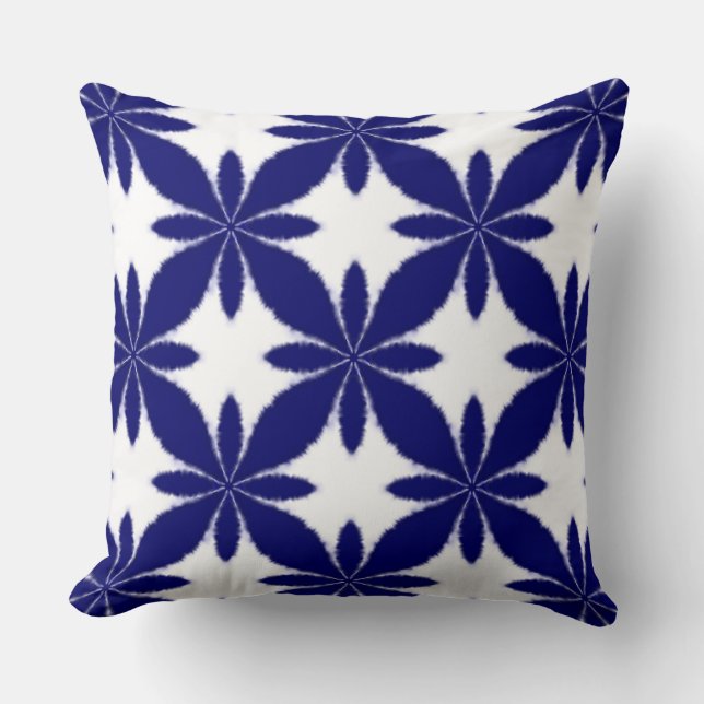 Almofada Shibori Tie Dye Style Geométrico Flower (Frente)