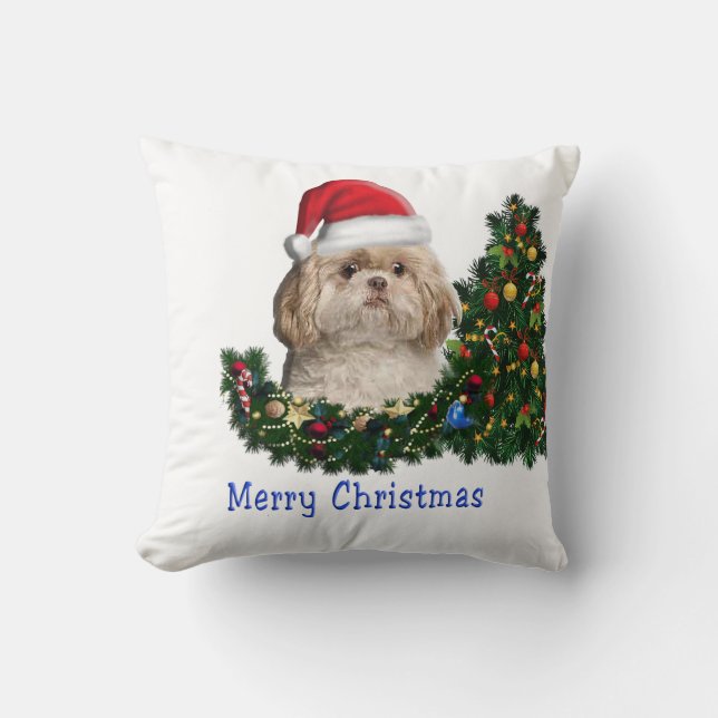 Almofada Shih tzu Natal (Frente)