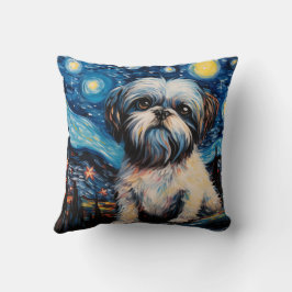 Almofada Shih Tzu Starry Night