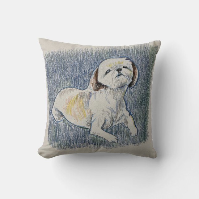 Almofada Shih Tzu Travesseiro (Frente)