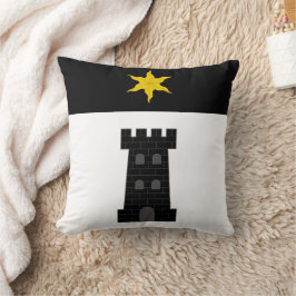 Almofada Shire do Travesseiro decorativo de Crachá da Popul