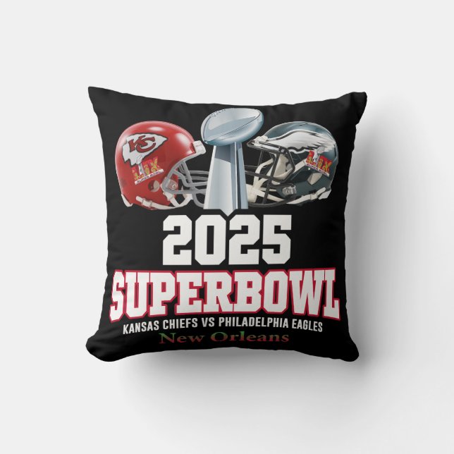 Almofada Showdown da Super Bowl 2025 (Frente)