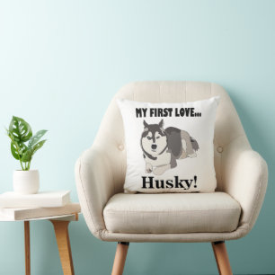 Almofada Siberian Husky Dog Pet Siberian Husky