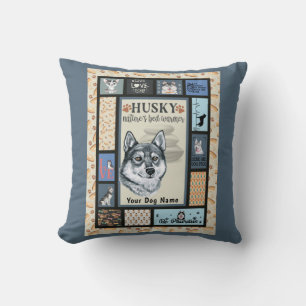 Almofada Siberian Husky Owner Lover Funny Keepsasakilt 