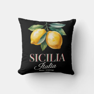 Almofada Sicília Itália Orgulhosos Limões Italianos Frescos