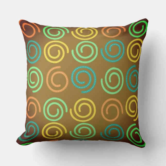 Almofada Siga a cor dos espirais (Frente)