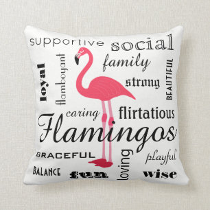 Almofada Significado do flamingo