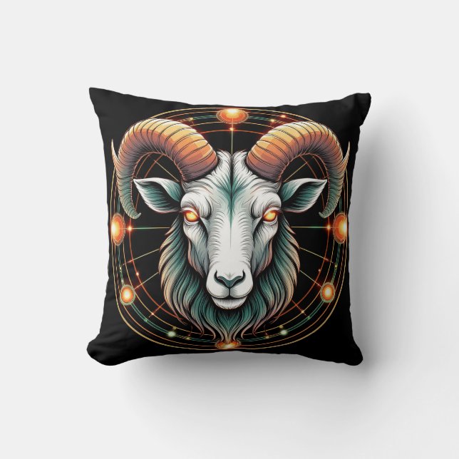 Almofada Signo Zodiacal de Áries (Frente)