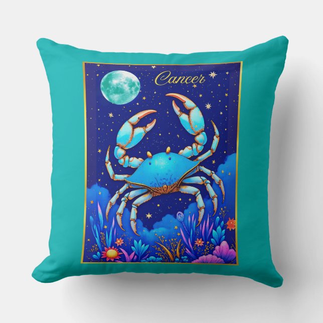 Almofada Signo Zodiacal de Câncer (Frente)