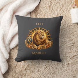 Almofada Signo Zodiacal Leão Personalizado