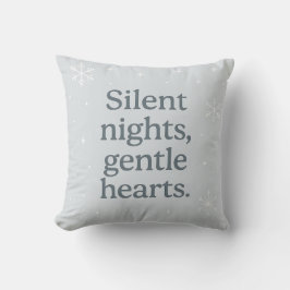 Almofada Silent nights, gentle hearts – Christmas Pillow