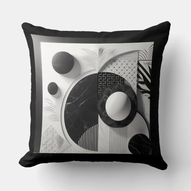 Almofada Silent Patterns of Marble & Light (Frente)