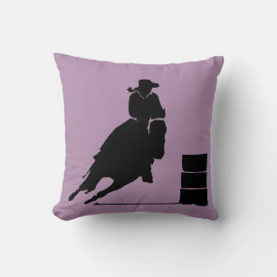 Almofada Silhouette Barrel Racing Girl