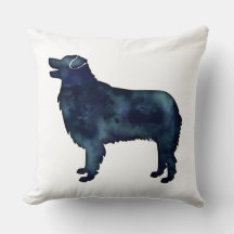 Silhouette Black Watercolor Australiano