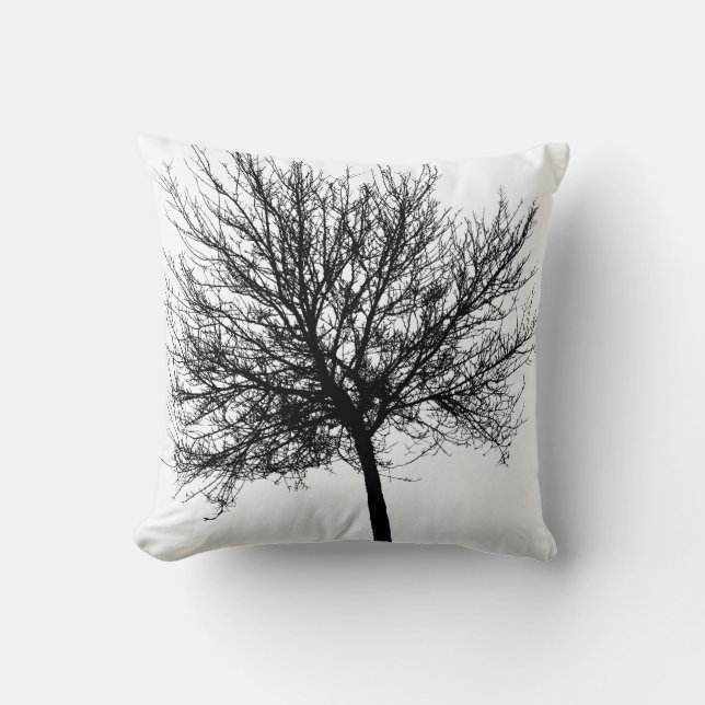 Almofada Silhouette de Árvore (Frente)