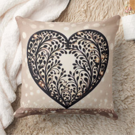 Almofada Silhouette Elegante Heart